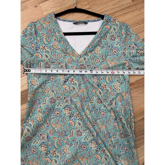 Nuu Muu GoBe Pirouette VNeck Aline Geometric Minidress XL Proformance Stretch - Picture 7 of 10